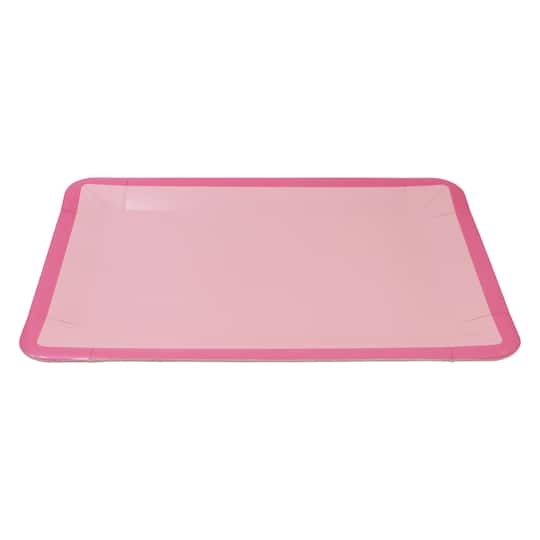 12 Packs: 2 ct. (24 total) 9" x 13" Pink Paper Trays by Celebrate It™